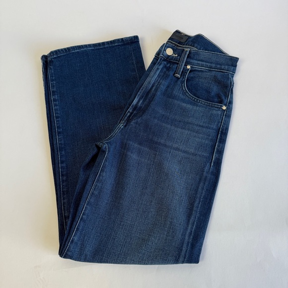 MOTHER The Rambler Zip Ankle Straight Leg Jean in High Tide size 24 - Picture 3 of 10
